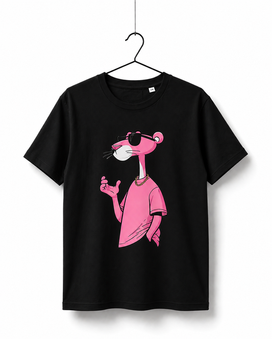 Panther Graphic T-Shirt – Black