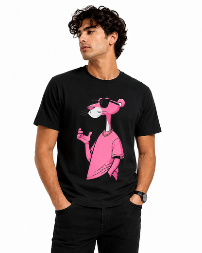 Panther Graphic T-Shirt – Black