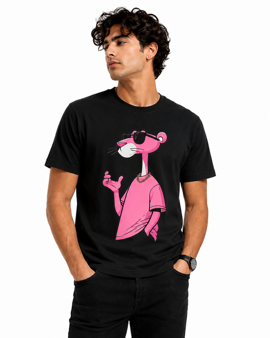 Panther Graphic T-Shirt – Black