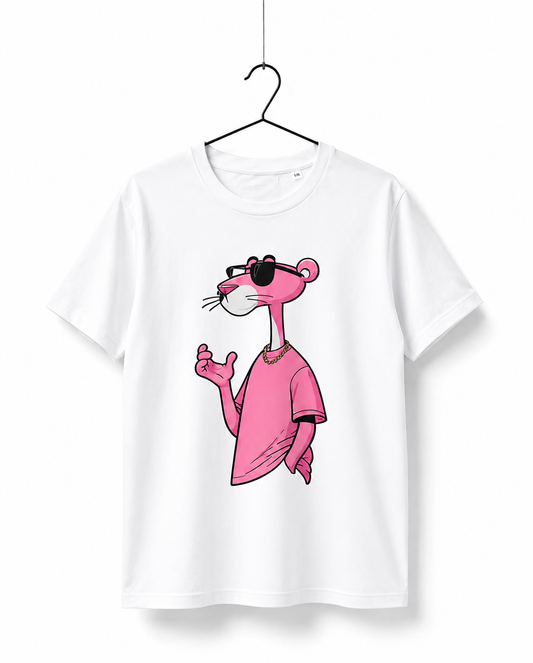 Panther Graphic T-Shirt – White