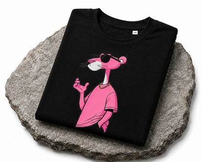 Panther Graphic T-Shirt – Black